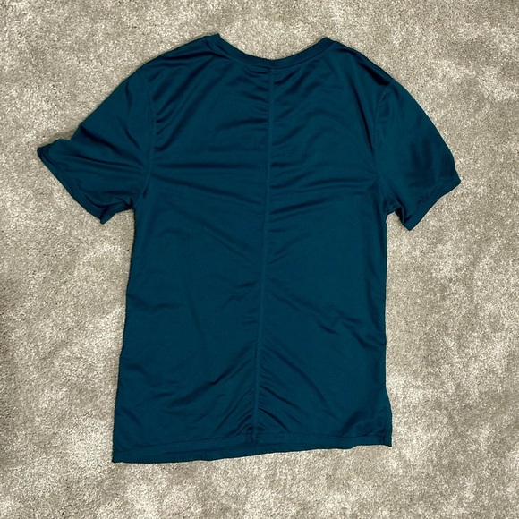 Teal T-Shirt Short Sleeve Active Crew Neck Basic Tee EUC Women's S Activewear - Picture 2 of 3